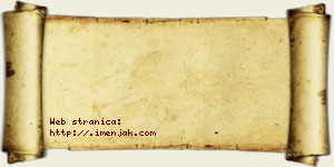 Ivana Aćimac vizit kartica